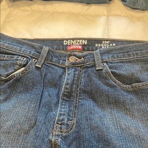 Denizen from Levi's Straight Blue Jeans Timeless Fit
